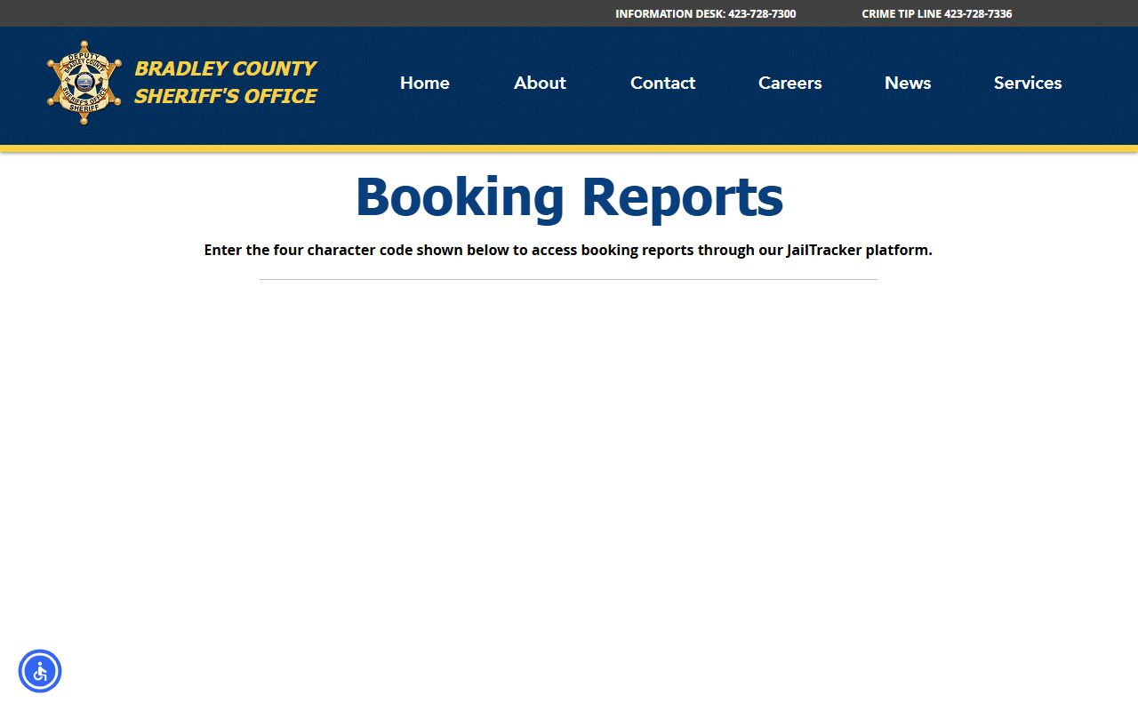 Bradley County Recent Bookings booking reports source