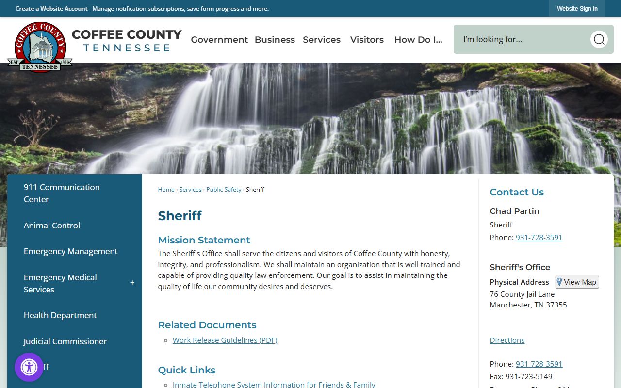 Coffee County Recent Bookings sheriff department source