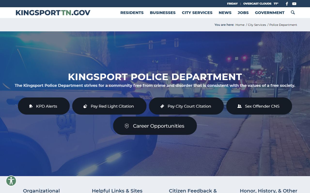 Kingsport Recent Bookings police department source